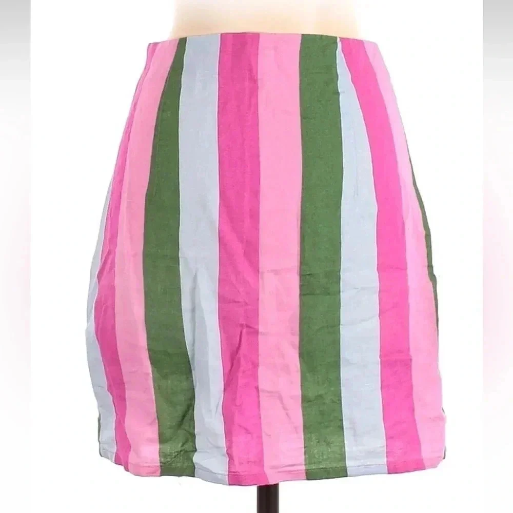Zara pink green